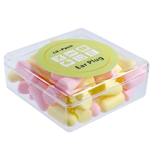Ear Plugs, 24 Pair, Ear Plugs for Sleeping, Snoring, Loud Noise, Traveling, Concerts, Construction, & Studying, Contour to Ear, 2 Color (Pink & Yellow)