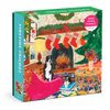 Galison Fireside Friends 1000 Piece Puzzle in Square Box from Galison - Holiday Puzzle for Adults with Beautiful Artwork, Thick and Sturdy Pieces, Makes a Wonderful Gift!