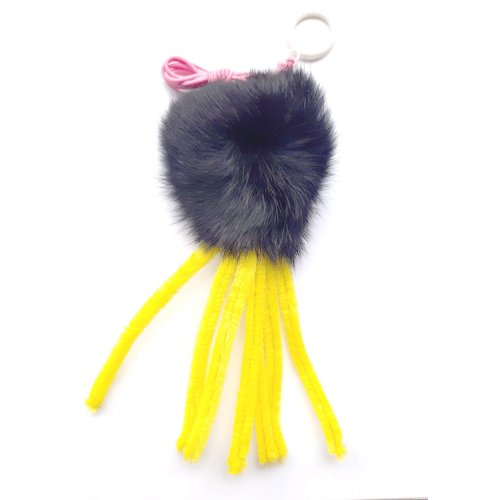 Bouncy Furry Spider Cat Toy Teaser - Spidey Cat Toy