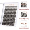 YOONOYA Lash Clusters 280pcs DIY Individual Lashes 30D Cluster Eyelash Extensions 9-16mm Eyelash Clusters Lash Extensions for Self Application (30D,0.07D, 9-16mm)
