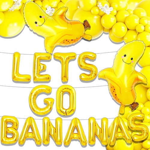 Lets Go Bananas Balloons Lets Go Bananas Birthday Decoration Lets Go Bananas Sign Lets Go Bananas...