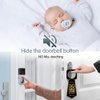 Do Not Disturb Doorbell Button Cover, Please Do Not Ring Signs, Suitable for Undisturbed Napping, Baby Sleep, and Dog Barking 2 Pack 6 Interchangeable Stickers（Wide Video Cover）