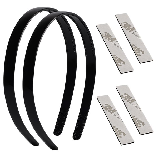 SONSIL Graduation Cap Headband with two strong adhesive strips, Graduation Cap hair band Secures Your Graduation Cap in Place Also Can Protect your Hairstyle in Order.