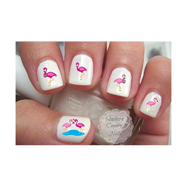 Flamingo Nail Art Decals