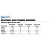 Williams JHW472 Adjustable Hook Spanner Wrench with Span Diameter of 1-1/4 to 3-Inch, Ideal for Adjusting Collars, Lock Nut Rings, and Bearings