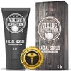 Viking Revolution Microdermabrasion Face Scrub for Men - Facial Cleanser for Skin Exfoliating, Deep Cleansing, Removing Blackheads, Acne, Ingrown Hairs - Men's Face Scrub for Pre-Shave (1 Pack)