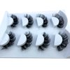 AMSDCN New 4 pairs natural false eyelashes fake lashes long makeup 3d mink lashes eyelash extension mink eyelashes for beauty (RD8)