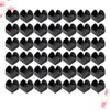 DOITOOL Mini Muffins 200pcs Chocolate Wrappers Black Chocolate Paper Truffle Cups Paper Candy Cups Dessert Chocolate Packaging Liners for Wedding Birthday (Black) Mini Cake Boxes
