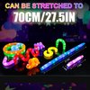 UrChoice 12 PCS Light up Glow Sticks for Kids 4-8-12, Bulk Party Pack Glow Bracelets Necklaces for Toddlers, Glow in The Dark Party Supplies, New Years Eve Dancing Camping Decorations