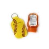 Daisy Lane Hand Sanitizer Holder for Backpack Kids Travel Size Baseball Softball Keychain (Softball, Pack of 6)
