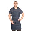 Ladybird Line Barber Denim Apron, Multi-pockets, Adjustable Neck Band, Ideal for Hairstylists, Barbers, Groomers, 100% cotton
