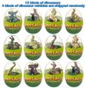4 Pack Jumbo Dinosour Eggs with Dinosaur Pull Back Cars Dinos Vehicles Toys Inside for Kids Toddlers Boys Girls Christmas Party Favors Goodie Bag Christmas Stocking Stuffers
