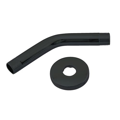 Westbrass 1/2" IPS x 6" Shower Arm, Matte Black, D300-1-62