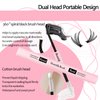 Lash Bond and Seal Kit 2Pcs DIY Lash Extension Waterproof Lashe Cluster Glue 72h Hold Portable Individual Lash Glue for Eyelash Extensions Beginners Black Bond&Clear Seal(5ml+5ml）