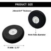 4PCS 2.75Inch RC Airplane Wheels Light Foam Tire Wheels for RC Airplane Plane Helicopter Aircraft DIY Model Plane Wheel Replacment Parts