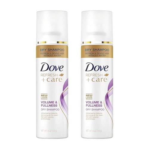 Dove Refresh+Care Invigorating Dry Shampoo 5 oz (Pack of 2)