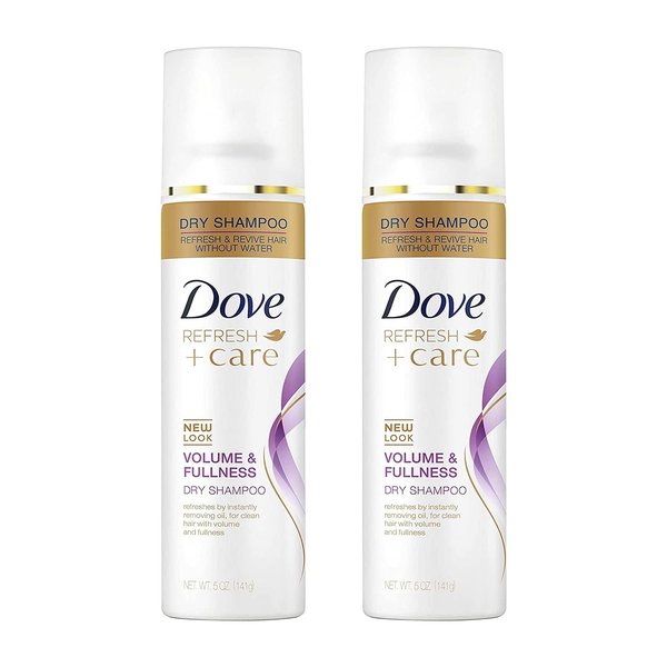 Dove Refresh+Care Invigorating Dry Shampoo 5 oz (Pack of 2)