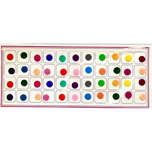 Generic Multicolor || Plain Kumkum Bindi | Plain Kukmkum Bindi,Sticker Bindi, Small Bindi, Tikka for Women’s, Medium