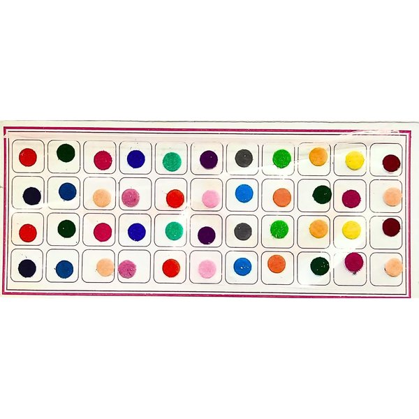 Generic Multicolor || Plain Kumkum Bindi | Plain Kukmkum Bindi,Sticker Bindi, Small Bindi, Tikka for Women’s, Medium