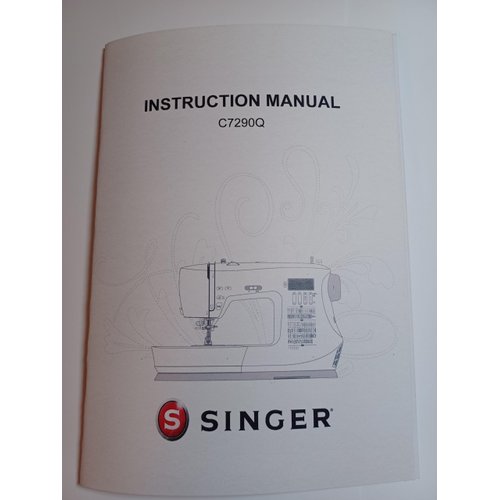 Singer C7290Q Sewing Machine Manual (Reprint) and C7290