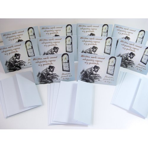 Shaboo Prints Box of 10 Blank Thank You Cards