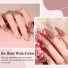 Larvall Beautpal Nude Gel Polish 10 Pcs All Seasons Skin Tones Gel Nail Polish Nude Pink Neutral Soak Off LED Gel Polish Nail Set Salon DIY Manicure Gift Set