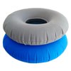 Shineyid 2 Pack Donut Pillow, Donut Cushion Seat, Inflatable Ring Cushion with A Pump, Hemorrhoid Seat Pillow, Round Wheelchairs Seat Cushion for for Home, Car or Office (15" Blue & Gray)
