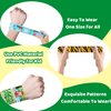 XIPEGPA 30 PCS Jungle Safari Party Favors Wild Animals Slap Bracelets Silicone Wristband for Animal Theme Party Favors Jungle Safari Birthday Party Supplies(Animal)