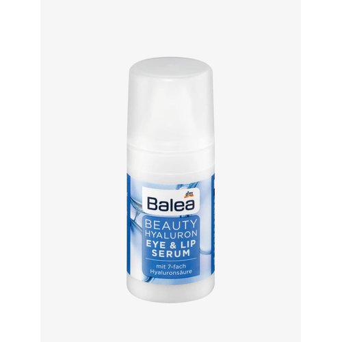 Balea Beauty Effect Eye-Contour & Lip Serum - Smoothes, Firms & Gives Long-Lasting Moisture - Not Tested on Animals - 15ml
