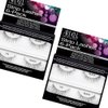 Ardell False Eyelashes Strip Lashes Natural 110 Black, (6 pairs per pack) x 2 pack