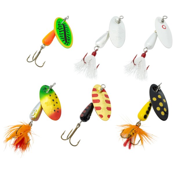 Panther Martin BA6 Bass & Trout Annihilators Spinners Fishing Lure Kit - 1/4 oz - Assorted - Pack of 6