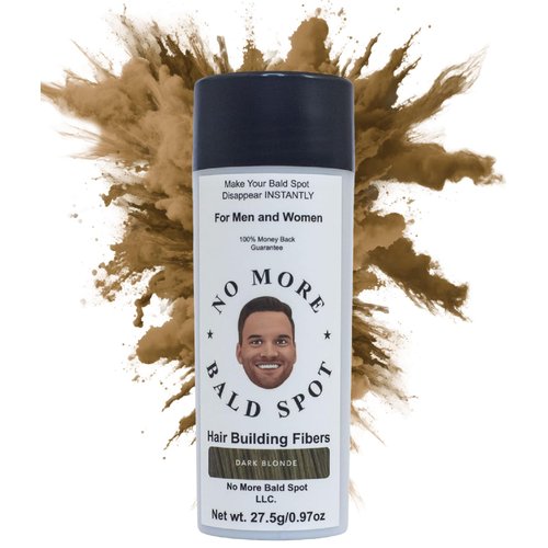 Hair Building Fibers and Powder Thickener for Thinning Hair and Bald Spots - For Men and Women's Hair Loss, Scalp Concealer by No More Bald Spot