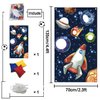 Outer Space Toss Games Banner Backdrop Indoor or Outdoor Galaxy Theme Birthday Party Decorations Supplies for Kids Adults Family