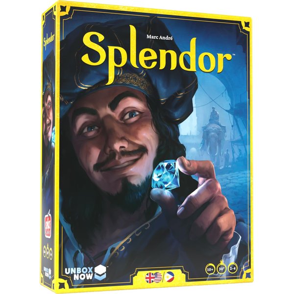 Splendor Board Game (Packaging May Vary) - Master The Art of Wealth and Prestige! - Engaging Gem Minding Strategy Game for Kids & Adults, Ages 10+, 2-4 Players, 30 Min Playtime, Made by Space Cowboys