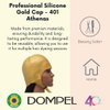 Dompel Silicone Hair Highlighting Cap - Type Athenas | Model 401-SA | Gold | Salon-Quality for All Hair Types (2 PCS)