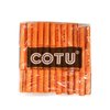 48 pc of COTU (R) Hair Perm Rods Jumbo Size - Tangerine Color