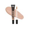 Nudestix NudeFix Cream Concealer, Lightweight Liquid, Natural Finish Makeup, Hydrating, Brightening, Under Eye Dark Circle Corrector, Reduces Redness and Blemishes, Shade: Nude 4.5, 0.34 fl oz (10 ml)
