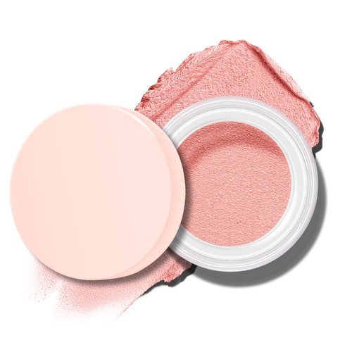 KYDA Soft Cream Blush, Lip Blush Mud, Cream to Powder Texture, Multiuse Blusher, Velvet Matte Finish, Blendable Color, Light Cover, August Peach