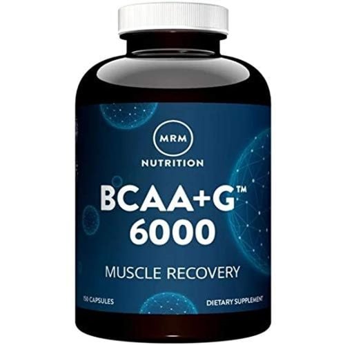 MRM - BCAA+G 6000, Ultimate Muscle Post-Workout Recovery Formula, Supports Muscle Size & Strength, Recovery, Reduces Fatigue & Muscle Soreness (150 Capsules)
