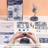 RoWood 3D Puzzles for Adults,Mechanical Butterfly Puzzle for Adults,Species Model Kit,Electric Building Toy Kit,DIY Creative Craft Gifts for Adults,Unique Office&Home Decor (Blue)
