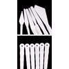 Penta Angel Plastic Painting Palette Knives Set 6Pcs White Art Artist Paint Spatula Tools for Oil Acrylic Painting Color Mixing