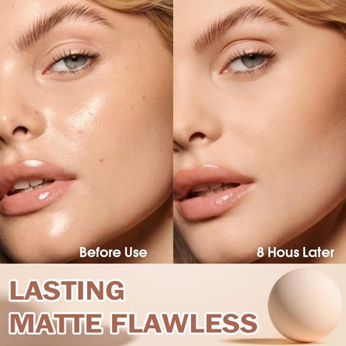 Kaely Oil Control Face Pressed Powder,Perfection Matte Compact Powder,Long Lasting Waterproof Finishing Powder Makeup,polvo compacto de maquillaje,Lightweight,Vegan,140 Golden Beige