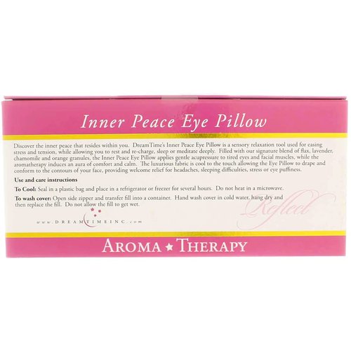 DreamTime Inner Peace Eye Pillow, Cranberry Velvet