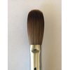 Silver Handle CRIMPED 100% Kolinsky Acrylic Nail Brush (Crimped 14)