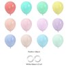 OWill 120pcs Pastel Balloons 12 Inches Macaron Latex Balloons, Helium Quality for Birthday Baby Shower Wedding Party Supplies Halloween Arch Garland Decoration