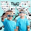8 Sheets (96PCS) Two Cool Tattoos Temporary Birthday Party Decorations Supplies Favors for Kids Boys Girls Gifts Classroom School Prizes Rewards