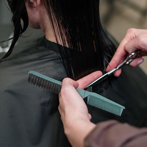 2pcs Double Teeth Folding Comb for Teasing and Hair Braiding - Collapsible Pocket Brush for Salon Styling, Portable for Men and Women