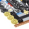 Habow 116pcs Technic-Parts Gears-Axle-Pin-Connector Compatible with Lego-Technic, Wheels Link Chain Gear Rack Steering Wheel Technic Bush Hook Tow Ball String Reel Differential. MOC Building-Blocks.