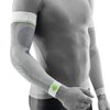 Bauerfeind Sports Compression Arm Sleeves (1 Pair) - Air Knit Fabric Breathable, Durable, Washable (White,Medium/X-Long)