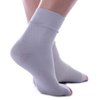 Doc Miller Ankle Compression Sleeve - Heel Brace for Heel Pain - Plantar Fasciitis Foot Wrap for Ankle Support and Neuropathy Relief - 1 Pair Grey Plantar Fasciitis Wrap - Medium Size